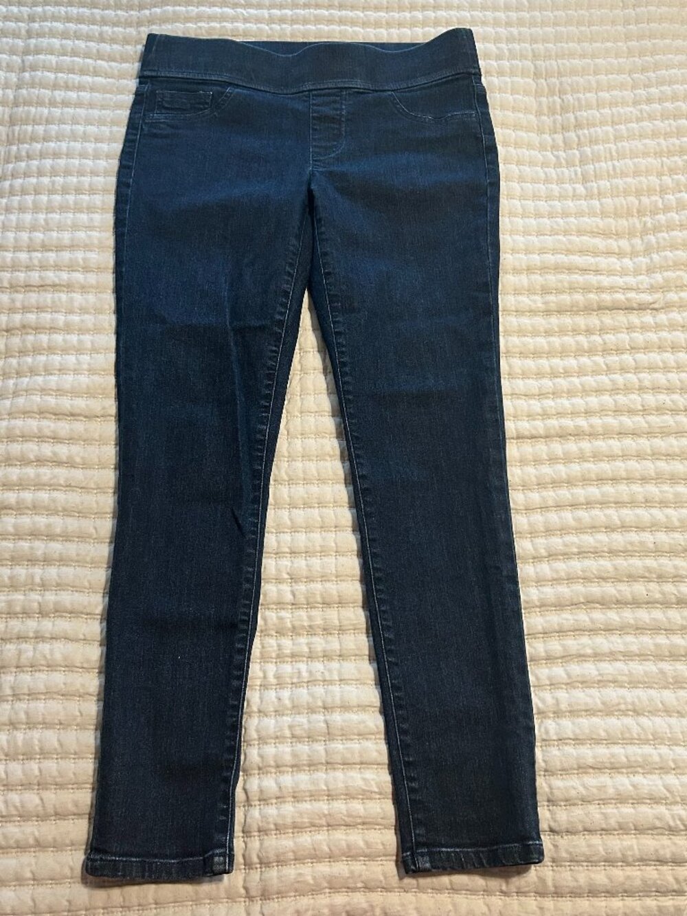 Lauren Ralph Lauren Modern Legging Jeans Pull On Dark Wash Blue Denim Stretch 4